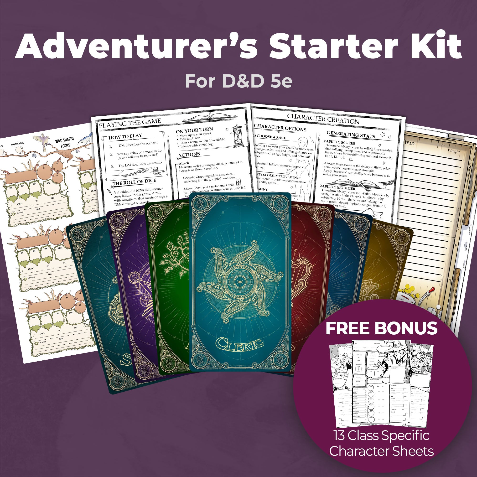 adventure gear 5e Adventurer's Starter Kit