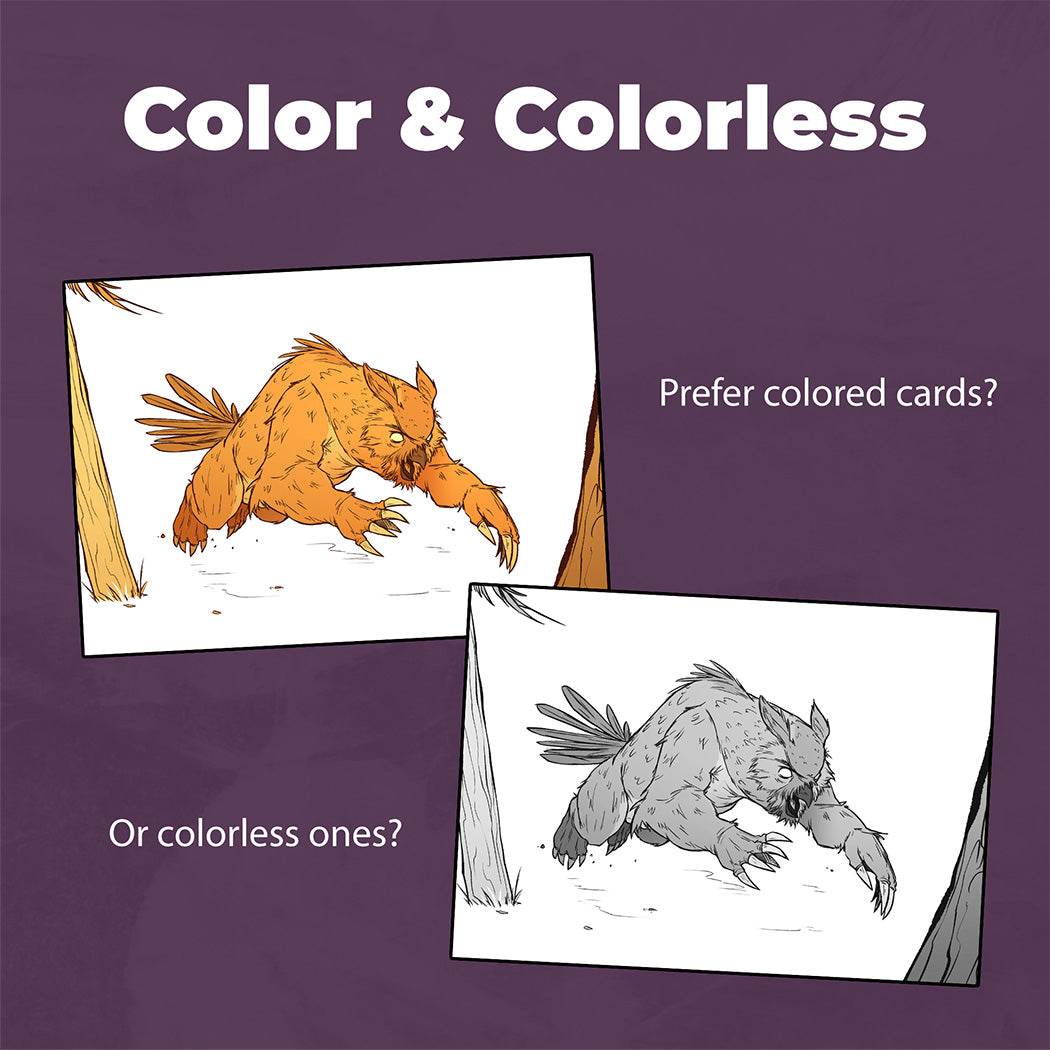 Monster Card - Stat trackers