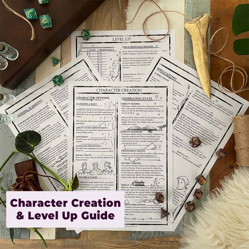 D&D 5e Character Creation & Level Up Guide