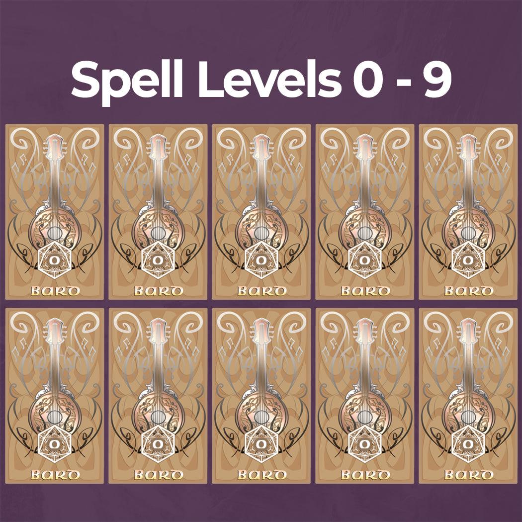 Bard Spell Cards D&D 5e Spell Cards Fillable PDF Armor Class
