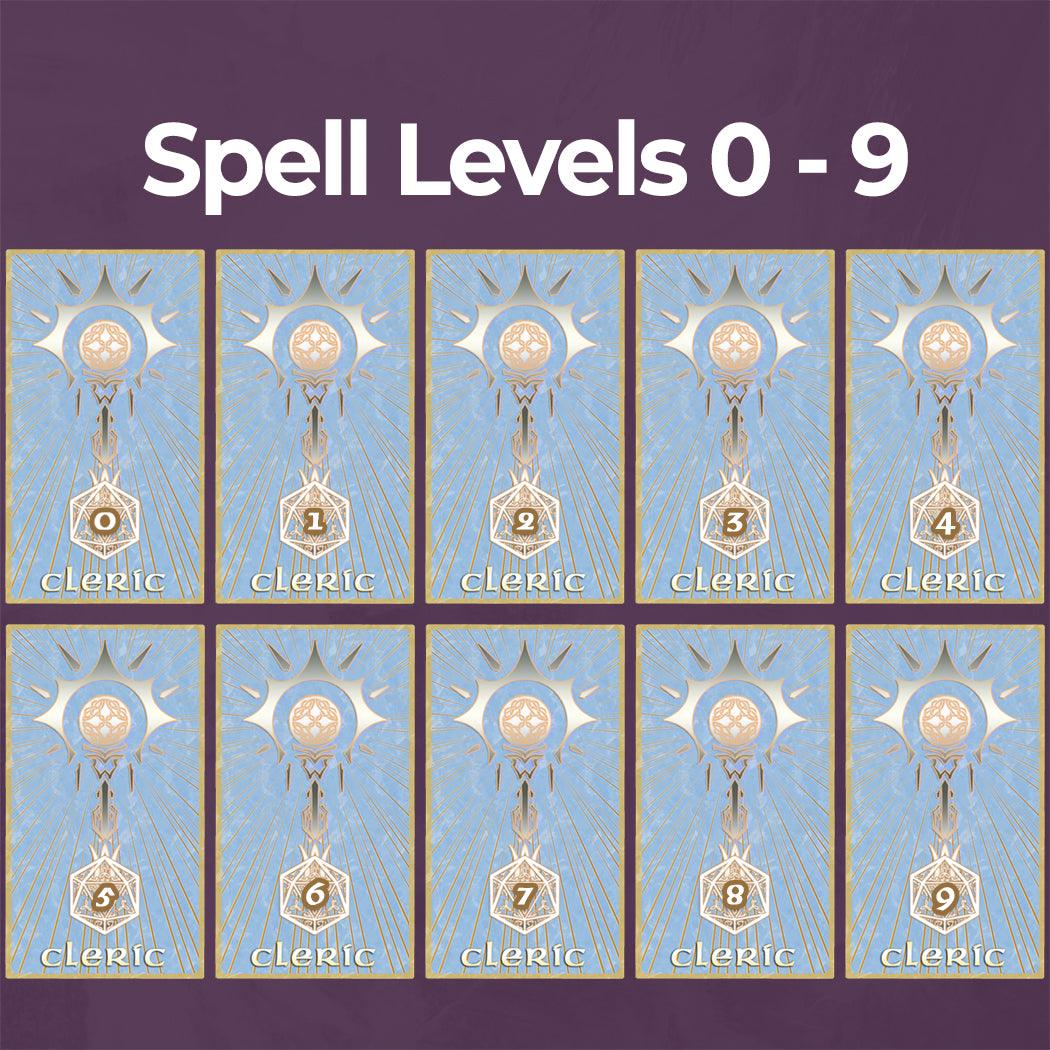 Cleric Spell Cards D D 5e Spell Cards Fillable PDF Armor Class   ClericSpellCard 3rd 